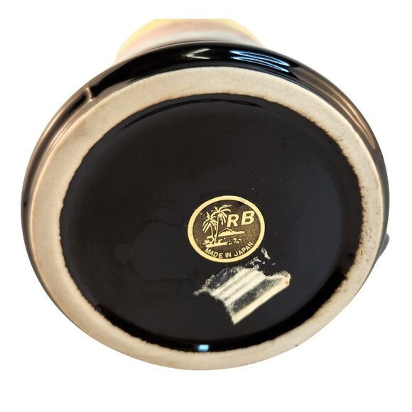 Hawaii Ceramic Beer Coffee Stein Mug Ocean Sunset & Palm Tree Design - Picture 2 of 6